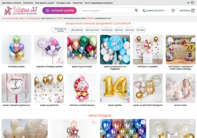 Снимок главной страницы 33shara.ru