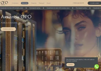 Снимок главной страницы akvilon-oro.ru