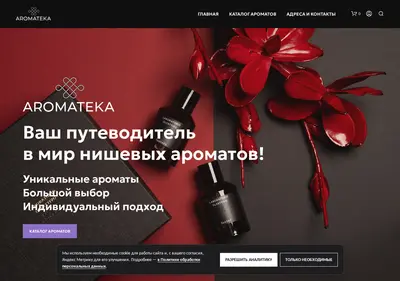 Снимок главной страницы aroma-teka.ru