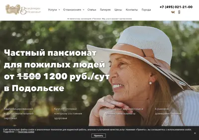 Снимок главной страницы pans.su