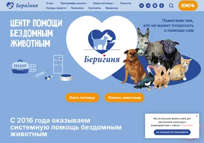 Снимок главной страницы beriginya.ru