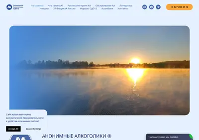 Снимок главной страницы aasamara.ru
