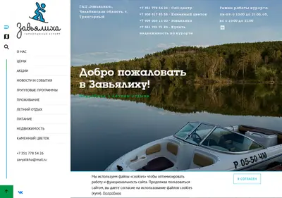 Снимок главной страницы zavyaliha.su