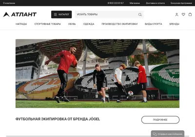 Снимок главной страницы atlant-don.ru