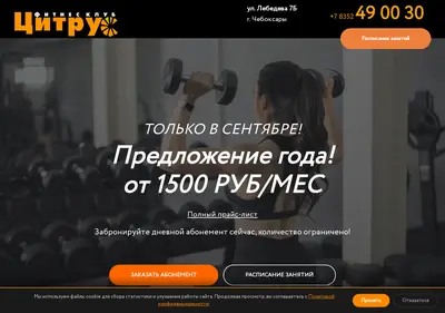 Снимок главной страницы citrus21.ru