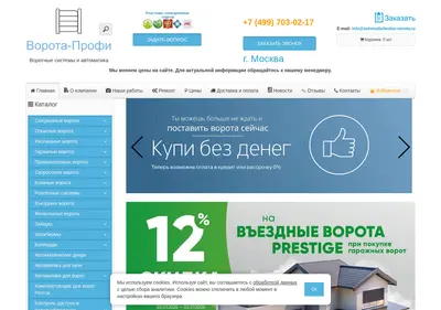 Снимок главной страницы automaticheskie-vorota.ru