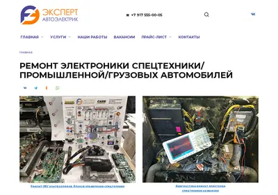 Снимок главной страницы auto-elektric.ru
