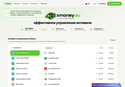 Снимок главной страницы xmoney.su