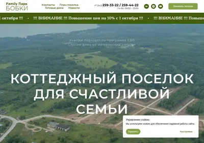 Снимок главной страницы bobki59.ru