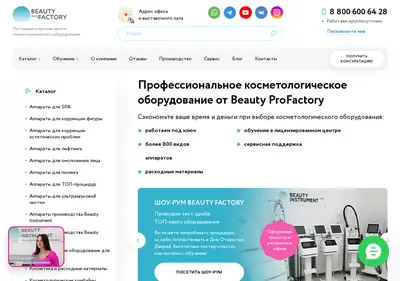 Снимок главной страницы beaprof.ru