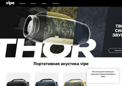 Снимок главной страницы byvipe.ru