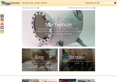 Снимок главной страницы catavatar.ru