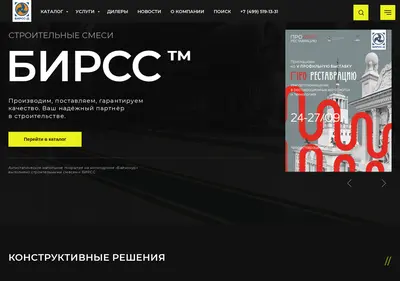 Снимок главной страницы birss-d.ru