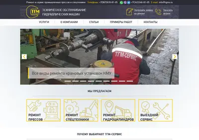 Снимок главной страницы tgms.ru