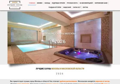 Снимок главной страницы bestsauny.ru