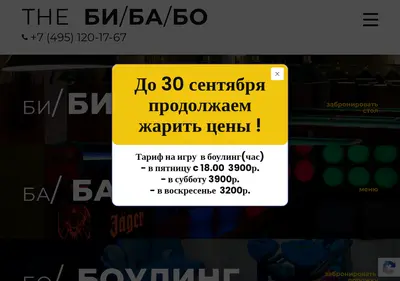 Снимок главной страницы bibabo.ru