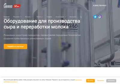 Снимок главной страницы casaro.ru