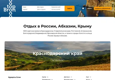 Снимок главной страницы bron-top.ru