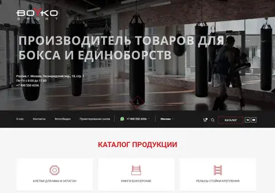 Снимок главной страницы boyko-sport.ru