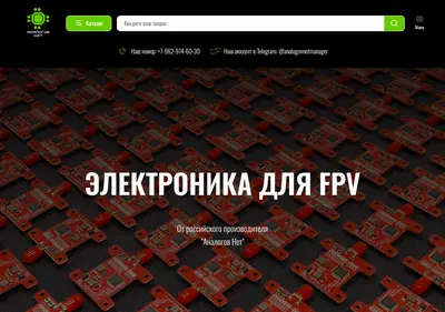 Снимок главной страницы analogovnet.ru