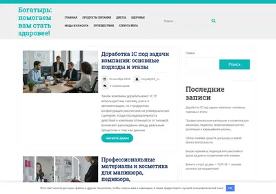 Снимок главной страницы bogatyr33.ru