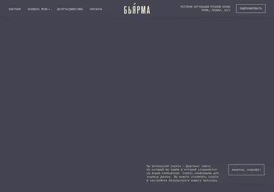 Снимок главной страницы biarma-rest.ru