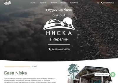 Снимок главной страницы bazaniska.ru