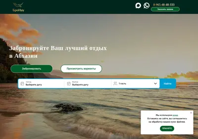 Снимок главной страницы bronow.ru