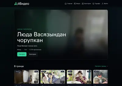 Снимок главной страницы aidvideo.ru