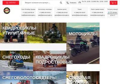 Снимок главной страницы alexmotorsspb.ru