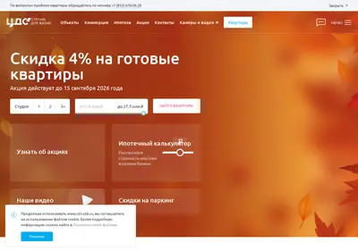 Снимок главной страницы cds.spb.ru