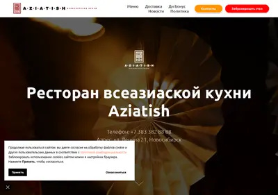 Снимок главной страницы aziatish.ru
