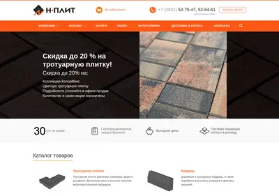 Снимок главной страницы n-plit.su