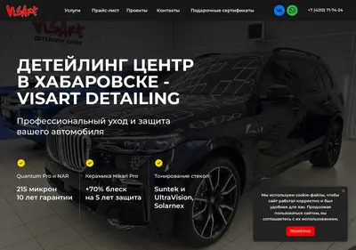 Снимок главной страницы visart.su