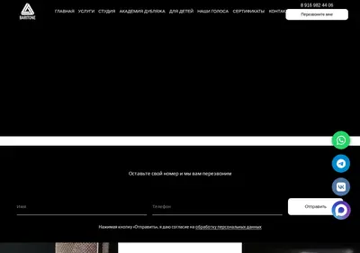 Снимок главной страницы baritone.ru