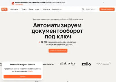 Снимок главной страницы centrvd.ru