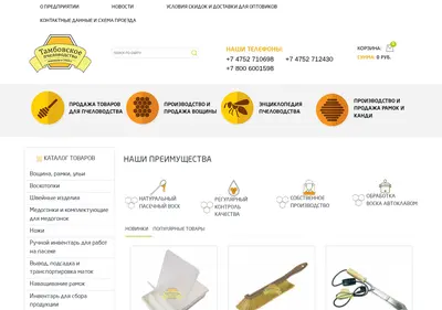 Снимок главной страницы beetm.ru