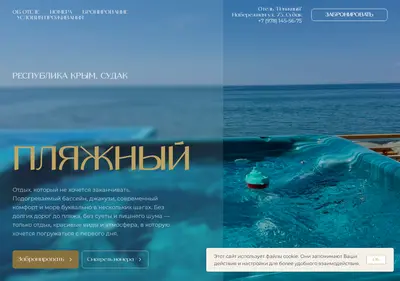 Снимок главной страницы beach-hotel-sudak.ru