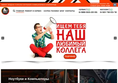 Снимок главной страницы 39mouse.ru