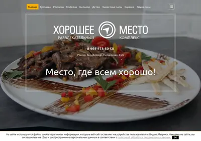 Снимок главной страницы birniceplace.ru