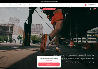 Снимок главной страницы altra.ru