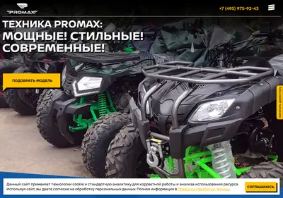 Снимок главной страницы promax.su
