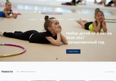 Снимок главной страницы barsukova-gym.ru