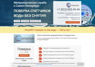 Снимок главной страницы cmetrospb.ru