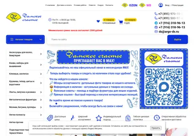 Снимок главной страницы argo-ds.ru