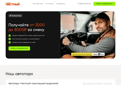 Снимок главной страницы chestno66.ru