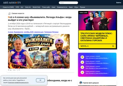 Снимок главной страницы art-assorty.ru