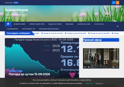 Снимок главной страницы asinotv.ru