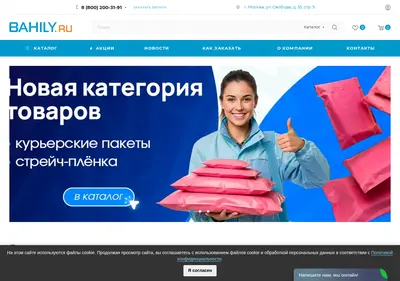 Снимок главной страницы bahily.ru