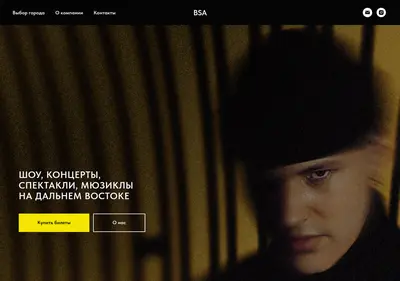 Снимок главной страницы bsconcert.ru